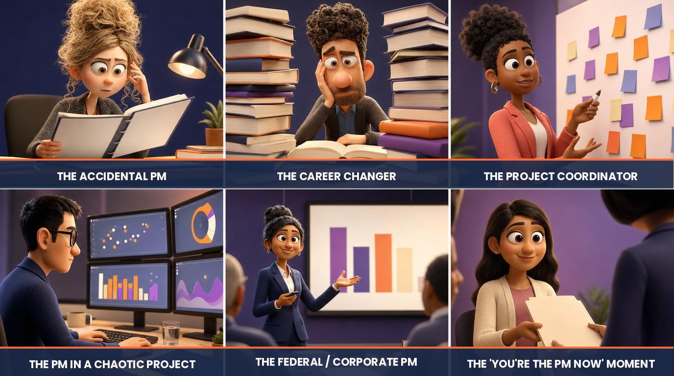 Six types of project managers this kit is built for