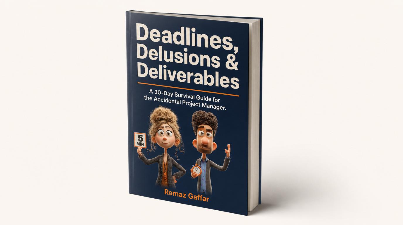 Deadlines, Delusions & Deliverables guide book